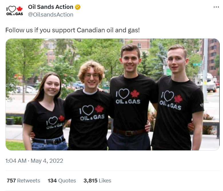 Follow us if you support Canadian oil and gas! 
